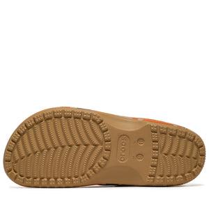 Crocs Classic Duck Camo Boat Shoe - Tan/Shocking Orange