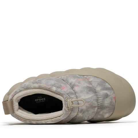 Crocs Overpuff Shorty Translucent - White