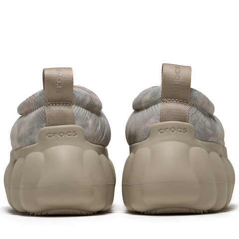 Crocs Overpuff Shorty Translucent - White