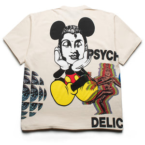 CRTFD Allover Print Mash Up Tee - Natural