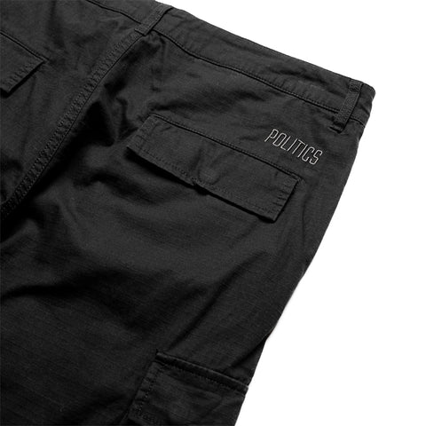 Politics Cargo Pant - Black