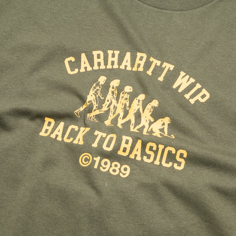 Carhartt WIP Basics Tee - Office Green/Winter Spice