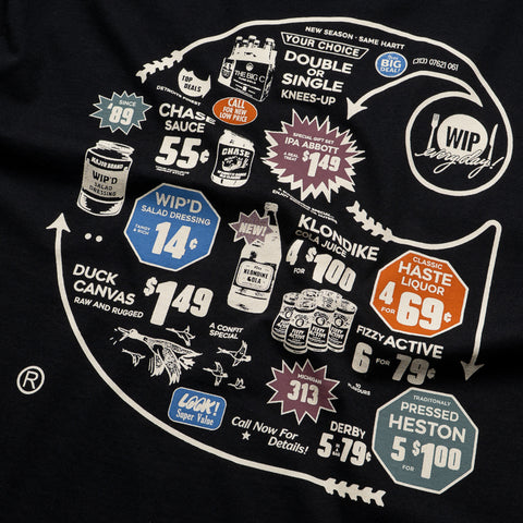 Carhartt WIP Catalogue C Logo Tee - Black