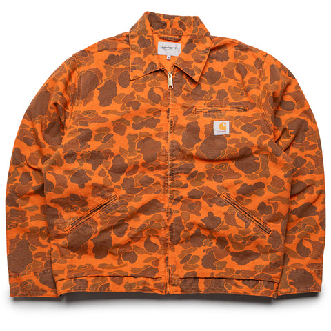 Carhartt WIP Duck Camo Detroit Jacket - Green/Turmeric