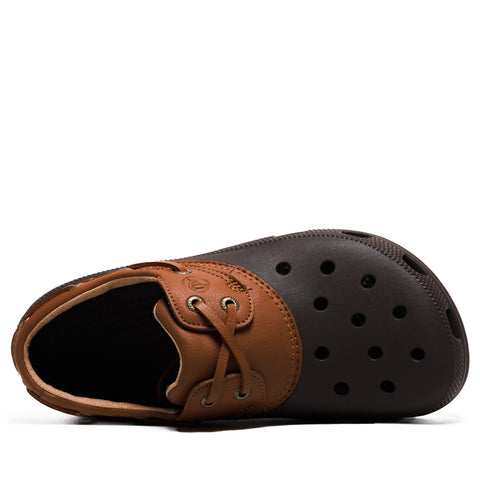 Crocs Classic Boat Shoe - Coffee/Cognac