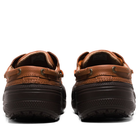 Crocs Classic Boat Shoe - Coffee/Cognac