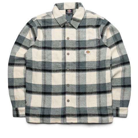Dickies Coaling Check Flannel Shirt - Blue/Grey
