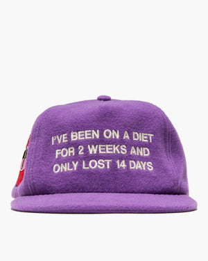 Diet Starts Monday 14 Days Hat - Purple