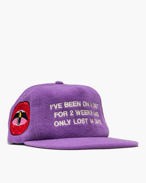 Diet Starts Monday 14 Days Hat - Purple