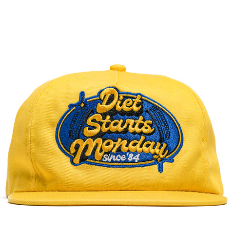 Diet Starts Monday Auto Hat - Yellow