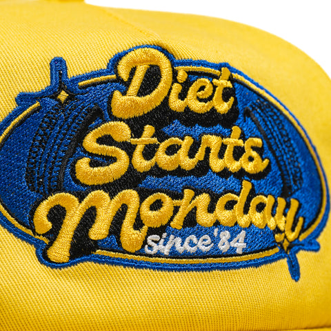 Diet Starts Monday Auto Hat - Yellow