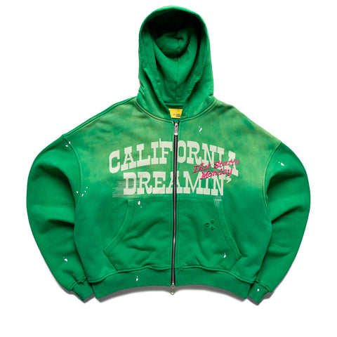Diet Starts Monday California Dreamin Full Zip Hoodie - Green