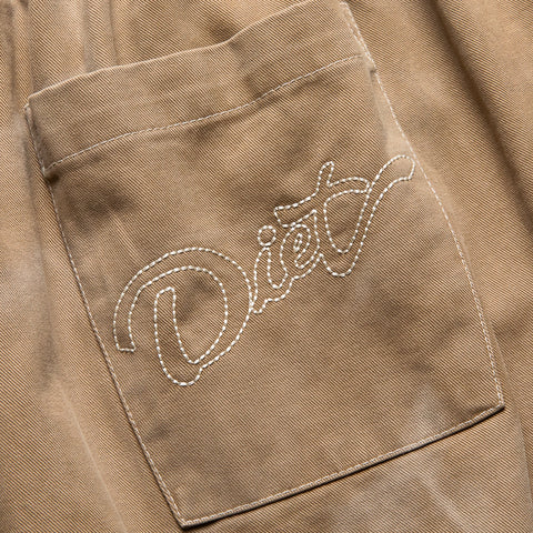 Diet Starts Monday Twill Cargo Shorts - Khaki
