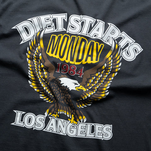 Diet Starts Monday Eagle84 Tee - Vintage Black