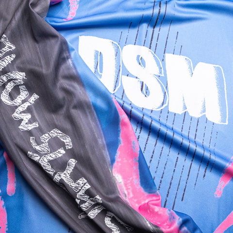 Diet Starts Monday MX Flame Jersey - Black/Blue
