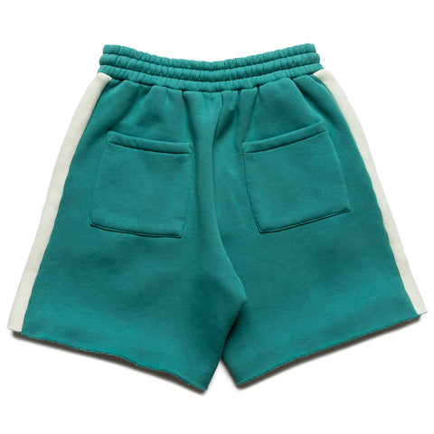 Diet Starts Monday Fleece Panel Shorts - Cream/Emerald