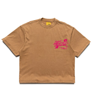 Diet Starts Monday Gogo Tee - Washed Tan/Pink