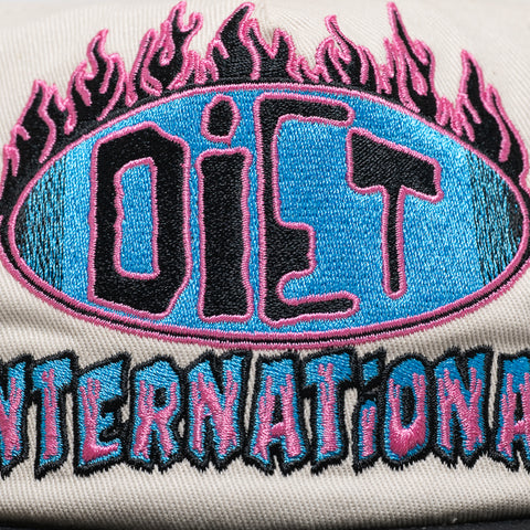 Diet Starts Monday INTL Flame Hat - Natural/Black