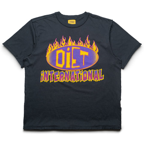 Diet Starts Monday INTL Flame Tee - Vintage Black