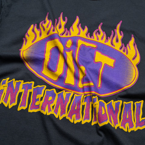 Diet Starts Monday INTL Flame Tee - Vintage Black