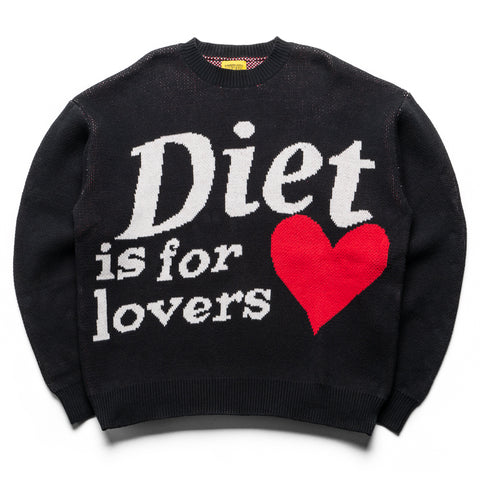 Diet Starts Monday Lovers Knit Sweater - Black