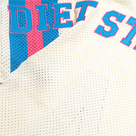 Diet Starts Monday Knit Jersey - Cream/Blue