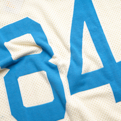 Diet Starts Monday Knit Jersey - Cream/Blue