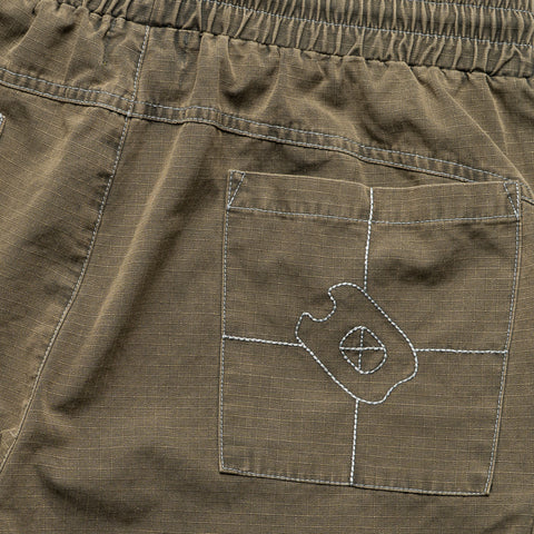 Diet Starts Monday Contrast Cargo Pants - Military Olive