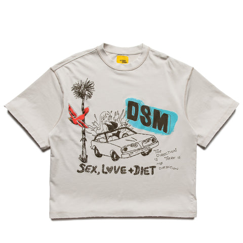 Diet Starts Monday SL&D Doodle Tee - Antique White