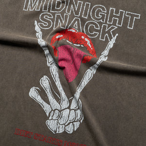 Diet Starts Monday Midnight Snack Cut Off Tee - Vintage Black