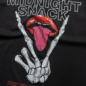 Diet Starts Monday Midnight Snack Tee - Vintage Black