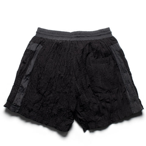 Diet Starts Monday Crinkled Nylon Shorts - Black/Grey
