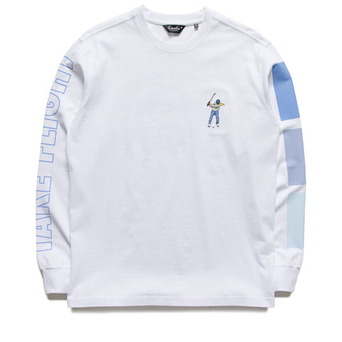 Eastside Golf Flight Club L/S Tee - Bright White
