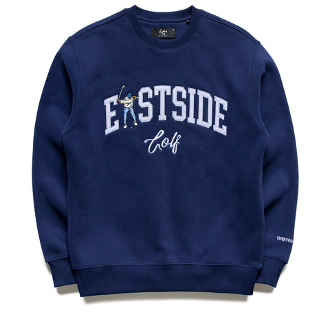 Eastside Golf Luxe Fleece Crew - Blue Void