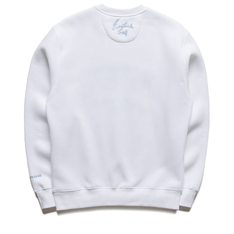 Eastside Golf Luxe Fleece Crew - Bright White