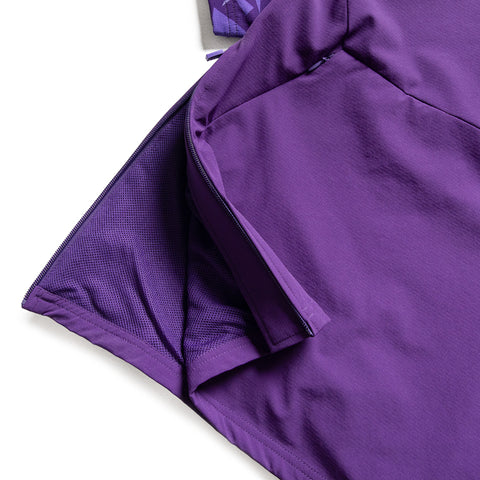 Eastside Golf 1/2 Zip Nylon Wind Shirt - Violet