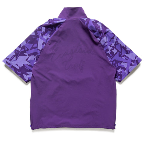 Eastside Golf 1/2 Zip Nylon Wind Shirt - Violet