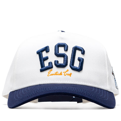 Eastside Golf 5 Panel Hat - Bright White/Midnight
