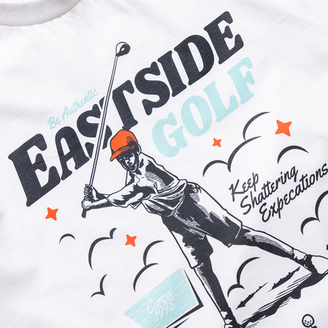 Eastside Golf Keep Shattering Expectations Tee - White