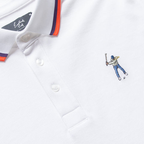 Eastside Golf Versa Pique Polo - Bright White