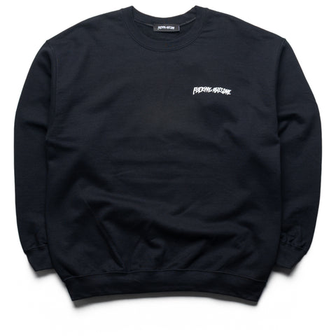 Fucking Awesome Landscape Brainscape Crewneck - Black