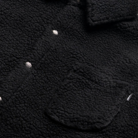 Fucking Awesome Pile Fleece Overshirt - Black