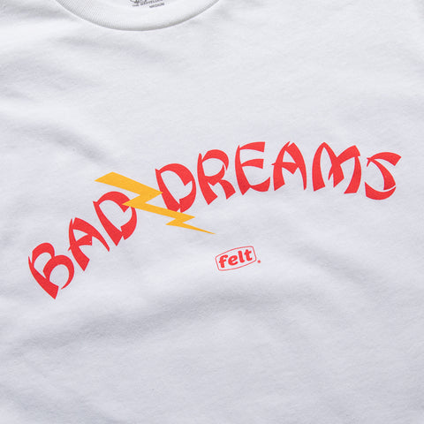 Felt Bad Dreams Garage Tee - White