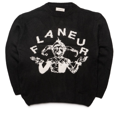 Flaneur Arlequin Sweater - Black