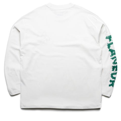 Flaneur Flower Doodle L/S Tee - White