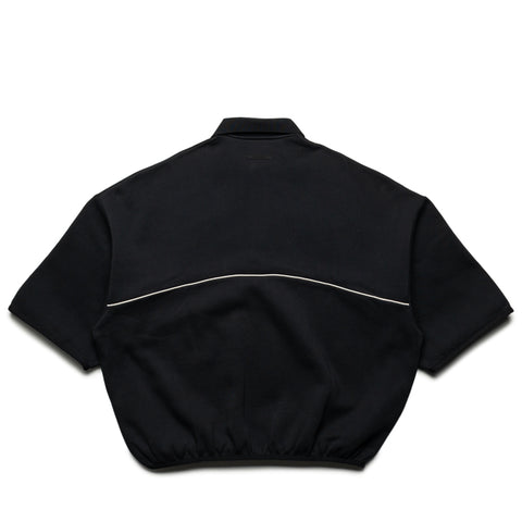 Fear Of God Essentials Active Trace 3/4 Sleeve Polo Sweatshirt - Vintage Black