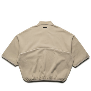 Fear Of God Essentials Active Trace 3/4 Sleeve Modern Polo Sweatshirt - Seal