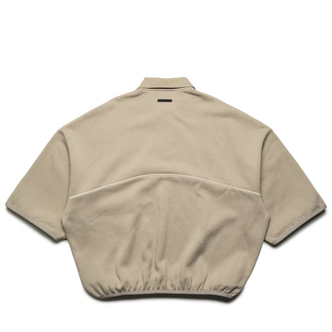 Fear Of God Essentials Active Trace 3/4 Sleeve Modern Polo Sweatshirt - Seal