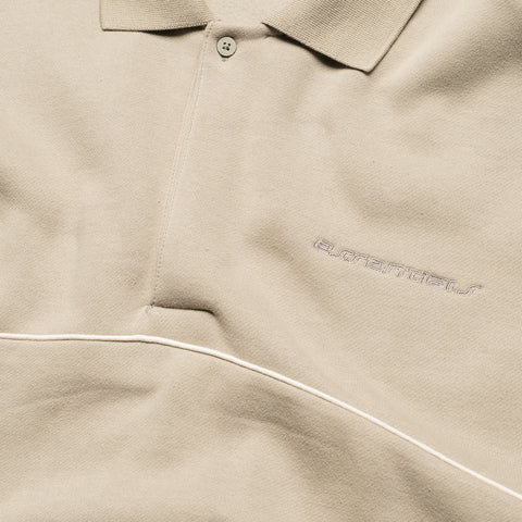 Fear Of God Essentials Active Trace 3/4 Sleeve Modern Polo Sweatshirt - Seal