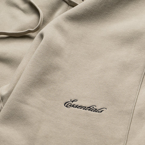 Fear Of God Essentials Basketball Fleece Shorts With Piping - Abbey Stone